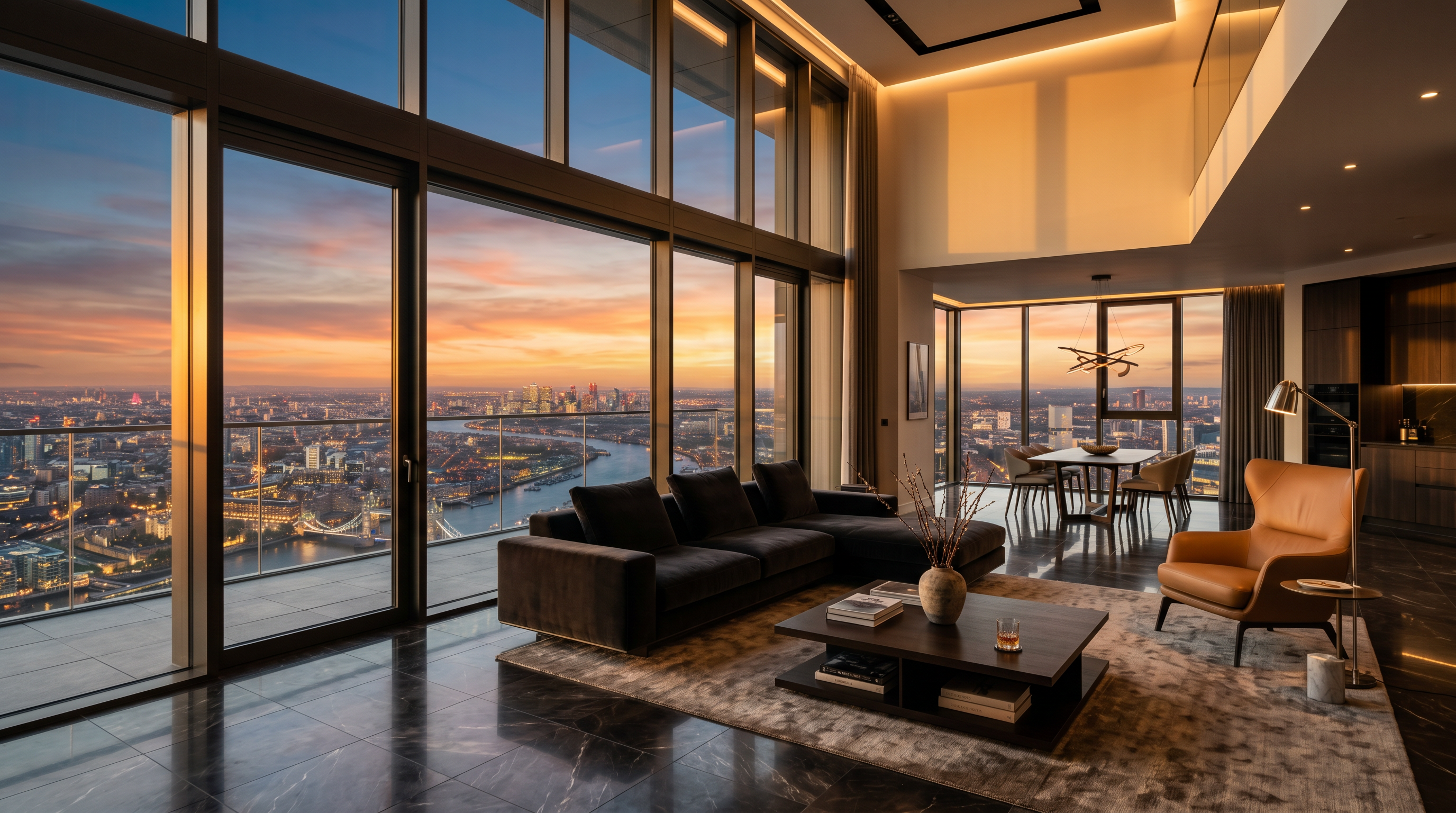 Luxus-Penthouse mit Stadtblick – Premium-Immobilien-Vermittlung